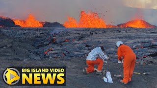 Kilauea Volcano Eruption Update, Scientists At Summit (Sep. 11, 2023)