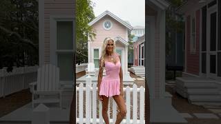 Seaside super cute houses feel like Barbie world #beach #seaside #tinyhouse