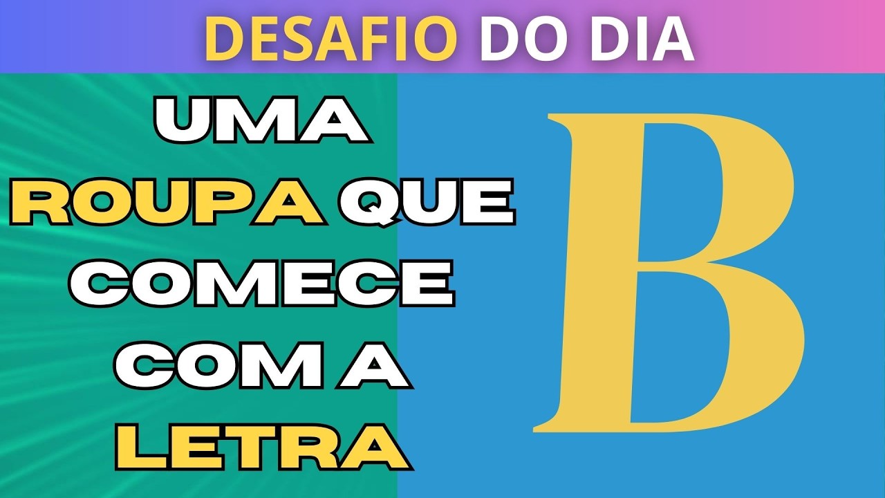 🔠🤔 Desafio das Letras 😱  | 2ª Edição |Só 15% das pessoas acertam tudo! #quizdodia #quiz