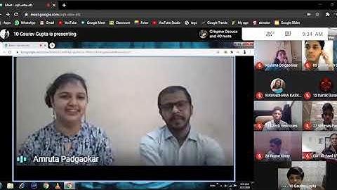 DBHS Matunga: Virtual class assembly – Std 9 E – Live recording of the proceedings