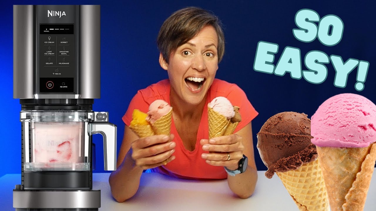 Ninja NC300UK Ice Cream Maker Review and Ice Cream Made 