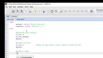 Float em Assembly usando mars