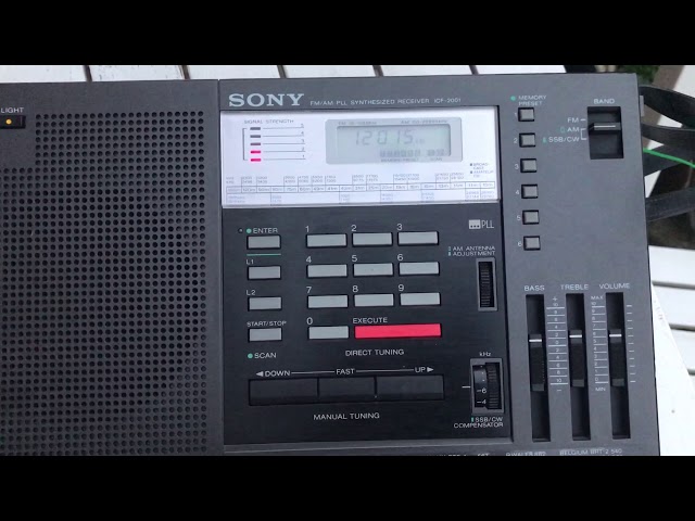 The revolutionary Sony ICF-2001still working after nearly