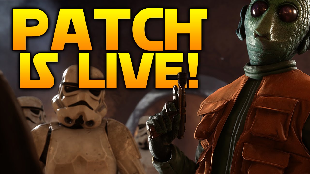 Star Wars Battlefront: PATCH IS LIVE! Hero Changes, Game Mode/Weapon Changes & More!