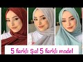 ŞAL BAĞLAMA MODELLERİ (HİLAL KADIOĞLU İLE 5 FARKLI ŞAL 5 FARKLI MODEL)