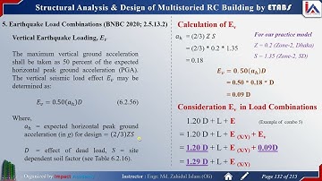 ETABS Live Course Bangla Tutorial (Class-10) for Multi-Storied Building