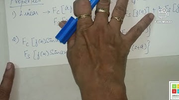 Fourier Transforms 7 - Cosine and Sine Transforms and Properties