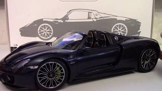 Обзор модели 1/18 Porsche 918 Spyder от MINICHAMPS | Гибридный Гиперкар | ГАРАЖ В МИНИАТЮРЕ