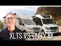 Pleasure-way Plateau XLTS vs Leisure Travel Vans Unity Island Bed | Comparison Review