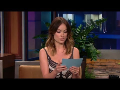 Olivia Wilde Reads Justin Bieber Hate Tweets on Jay Leno!