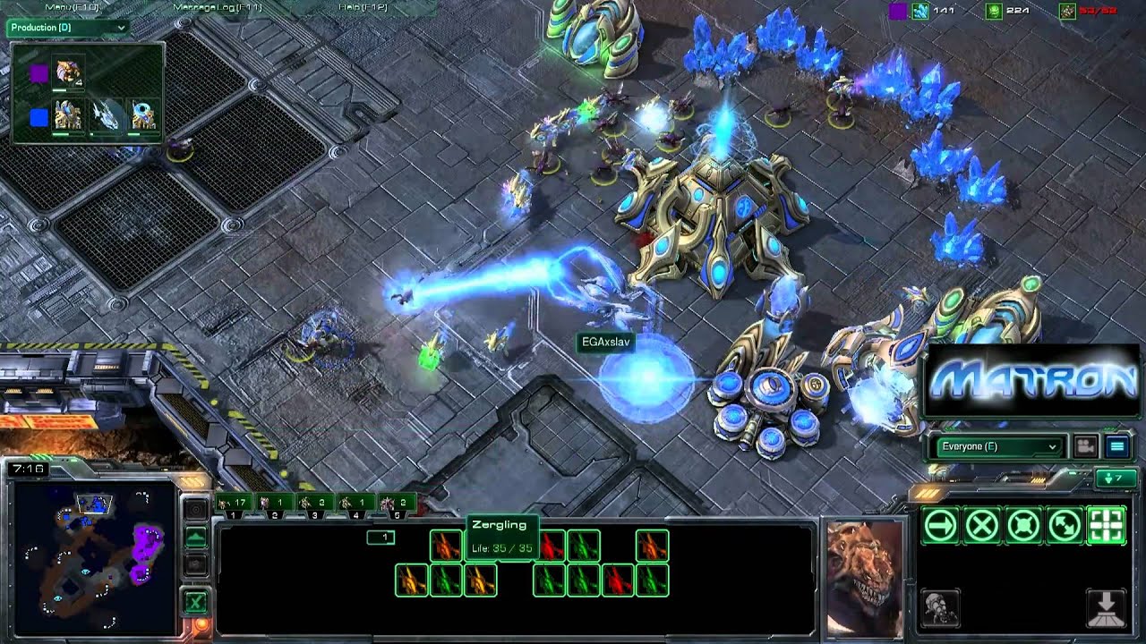 [133] Starcraft 2 - vVv vs EG Clan War G5 - Titan vs Axslav P1