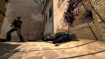 briggs cs go 1v4 clutch for the win