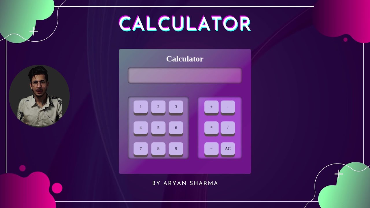 Designing a Calculator using HTML and CSS. - YouTube