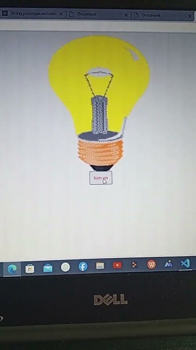 Make a bulb in javascript,html and css.. bulb on and bulb off #codecamp ...