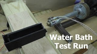 Filament Extruder #8 - Water Bath Update and Test Run