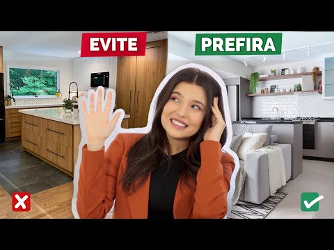 PARE DE FAZER ISSO NA SUA COZINHA INTEGRADA com SALA ➡ FAÇA ISSO AO INVÉS  | #DicaDaPâ