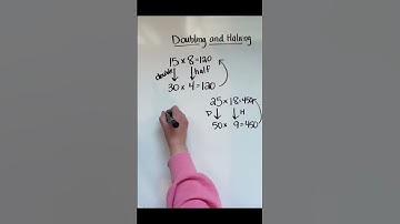Have you tried doubling and halving with your students before? This fascinating multiplication strat