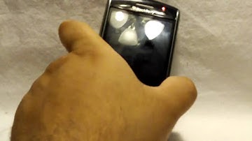 How to Unlock Blackberry Storm 9530 9550