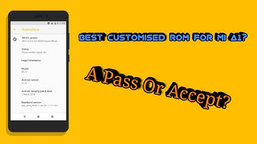 Resurrection Remix Review on Mi A1!! Best Custom Rom for Mi A1🤔