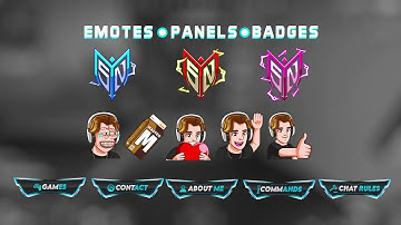 Twitch Animated Overlay Packs with High Quality and Elegant Style