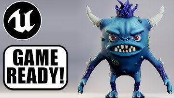 Prickly Swamp Monster.Unreal Marketplace asset.