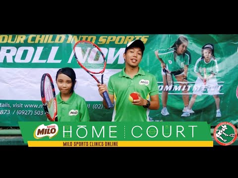 MILO Sports Clinics Online Tennis Week 3 (Hitting Rallies with Partner and Serve)