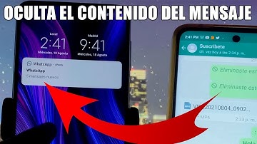 Ocultar Notificaciones de WhatsApp en la pantalla de bloqueo