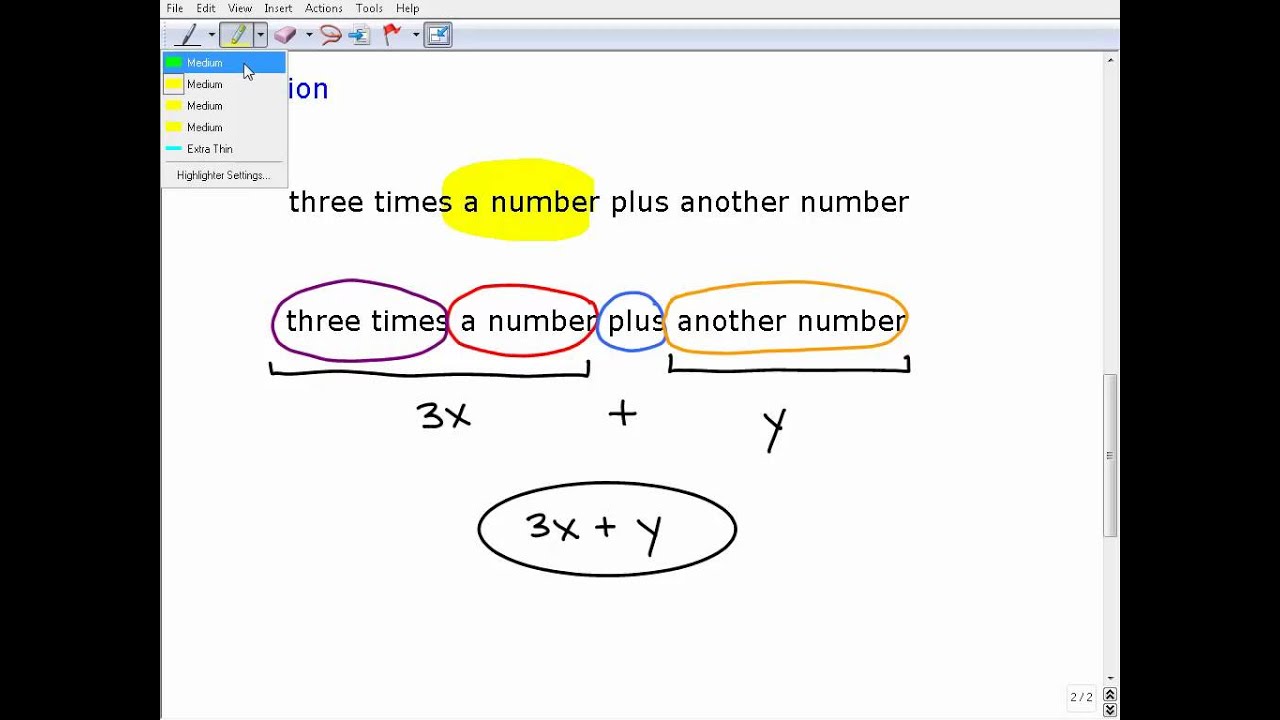 Numerical Expressions (examples, solutions, videos, worksheets)