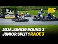 2026 EKS Junior Round 2 | Junior Split 1 Race 3 | Whilton Mill | Highlights