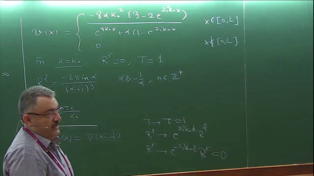 Time-independent scattering theory and its dynamical formulation (Lecture -03) by Ali Mostafazadeh