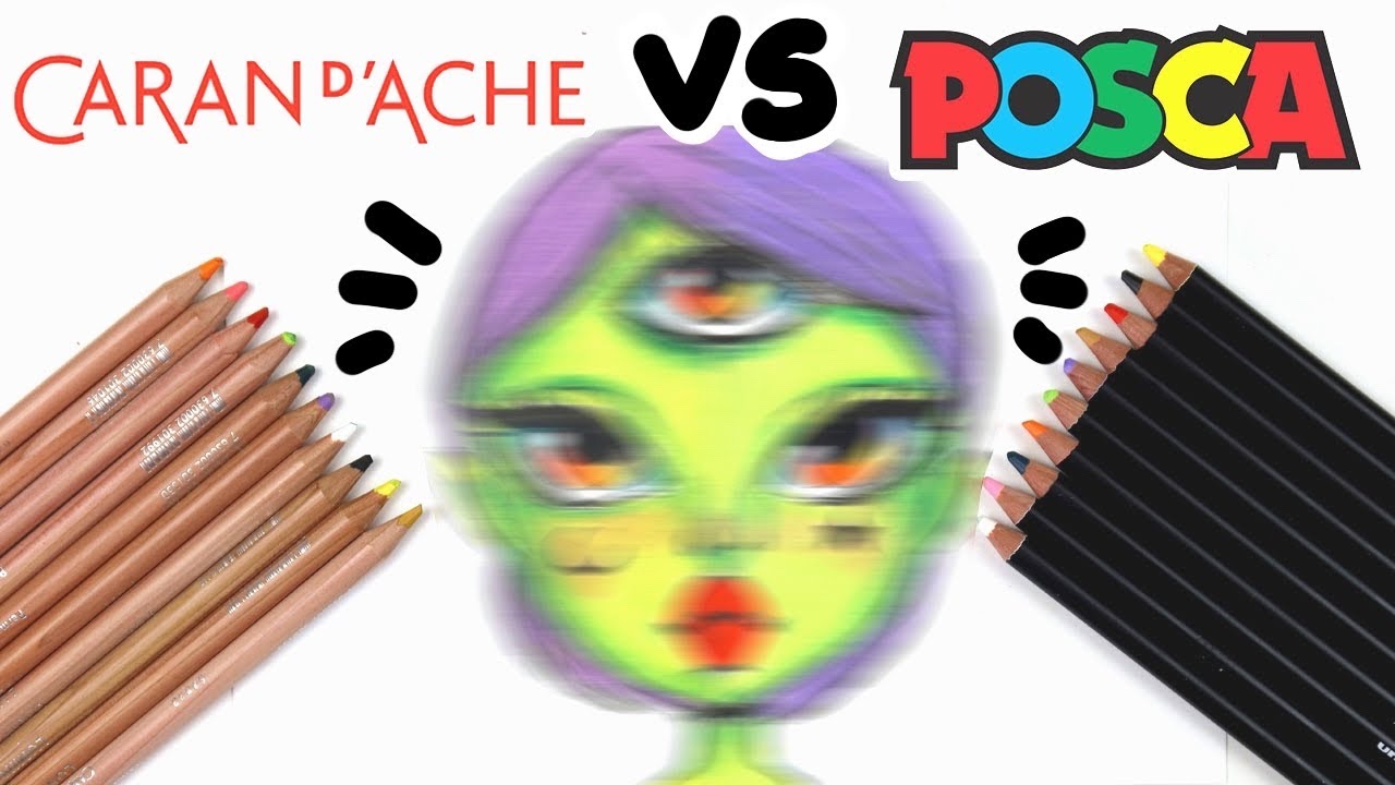 POSCA vs CARAN D'ACHE - QUAL O MELHOR? CARO VS CARO!