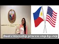 How to apply a Filipino Dual Citizenship step by step | Chicago consulate philippines