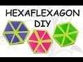 DIY Papier Handwerk Ideen Origami Hexaflexagon Tutorial Wie Machen DIY Beauty Und Einfach