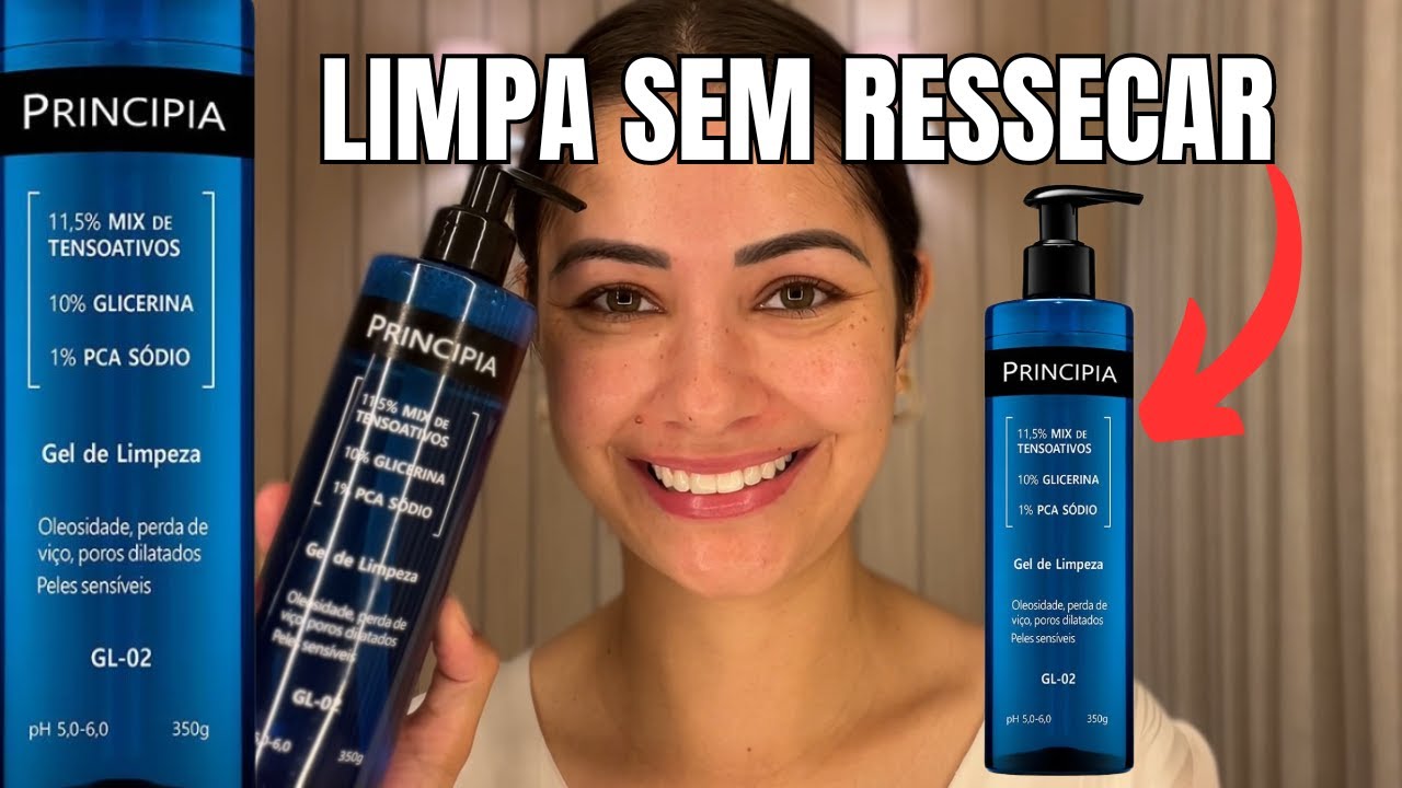 Gel de Limpeza para Pele Oleosa, Poros Dilatados e Sensibilidade: GL 02 ...