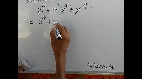 SL  NO   381.  Factorise    x⁴ + x²y² + y⁴     #shorts    #Algebra   #comment
