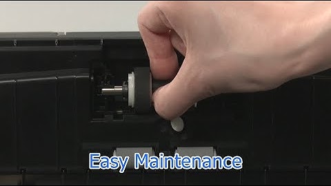 Panasonic Document Scanner KV-S1037: "Easy Maintenance"