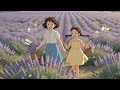 Relaxing Ghibli Story for Sleep 😴💤| Summer Days in the Lavender Fields lavender 🪻🪻