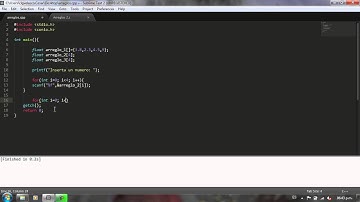 Tutorial C - 18. Arreglos o Arrays Numericos (Ejemplos)