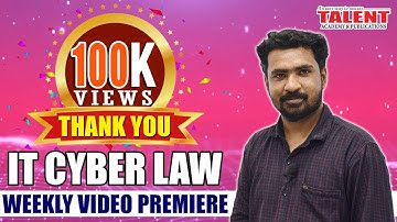IT & Cyber Law for Kerala PSC University Assistant Exam - Talent Academy