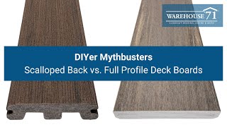 DIYer Mythbusters: Scalloped Back vs  Full Profile Deck Boards