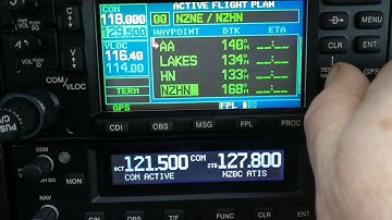 Garmin 430 loading IFR plan (step by step)