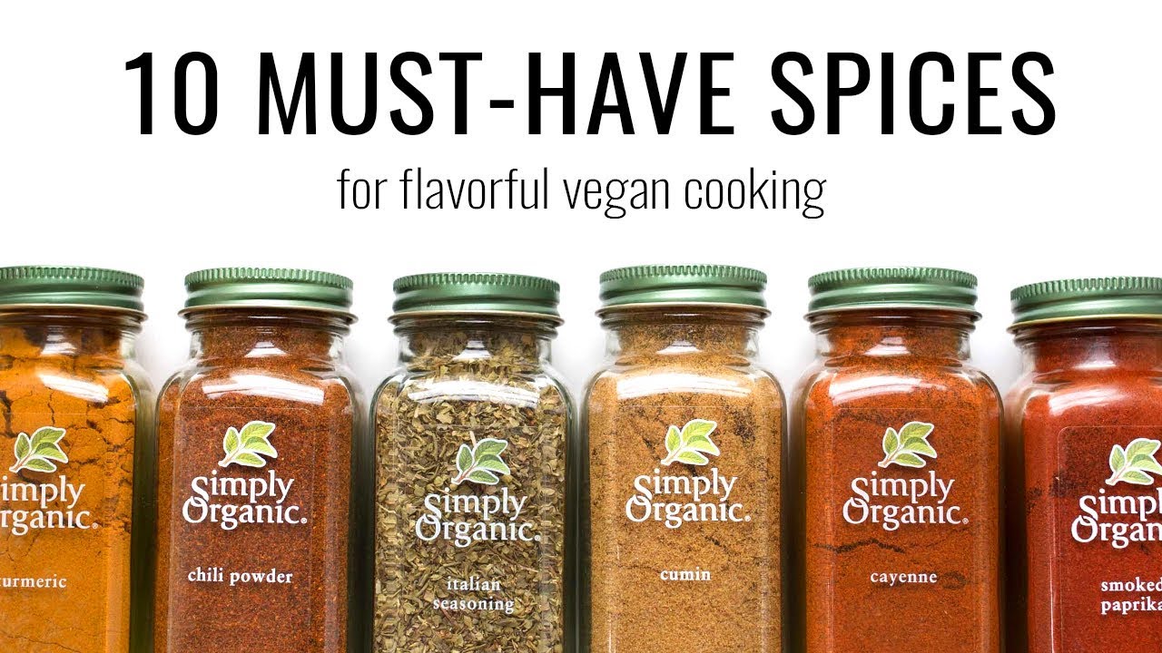 New Update MUST-HAVE SPICES FOR VEGAN COOKING | an inside look at my spice cabinet