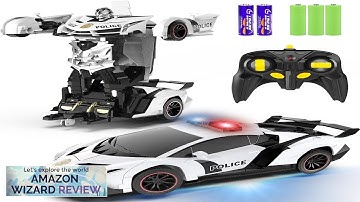 FDJ Remote Control Car Transform  One Button Deformation to Robot Review