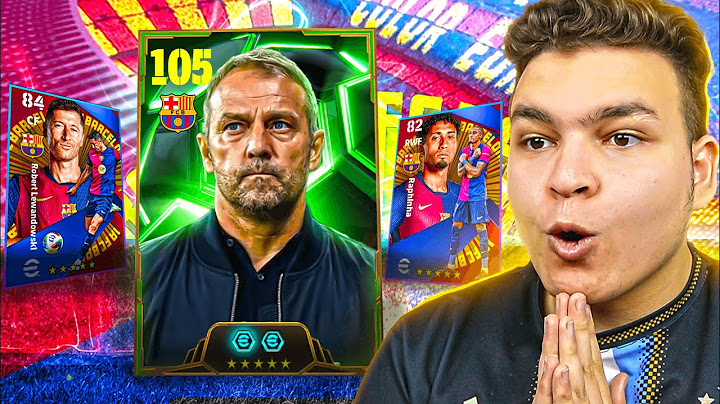 اشتريت هانز فليك حزمه برشلونه الجديد🔥معقول اقوي مدرب في eFootball 2025 🤔!!