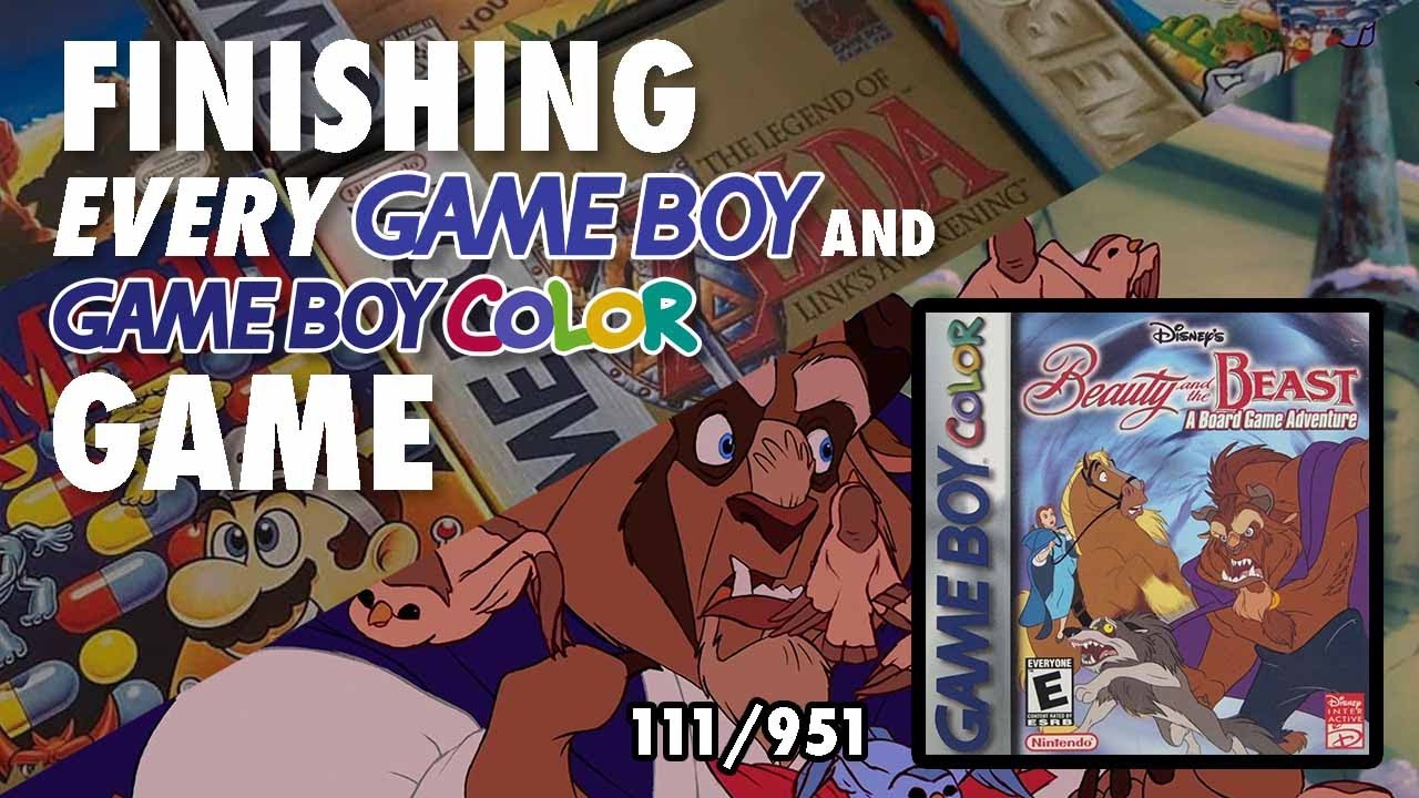 Finishing EVERY GB/GBC Game - Beauty and the Beast: A Board
