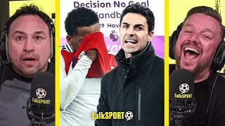 "It's Carnage!" Cundy & O'Hara's LIVE REACTION To Arsenal 2-2 Aston Villa And Handball Controversey!