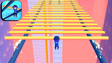Satisfying Mobile Free Game ROOF RAILS Top Gameplay Walkthrough iOS,Android Update Freeplay