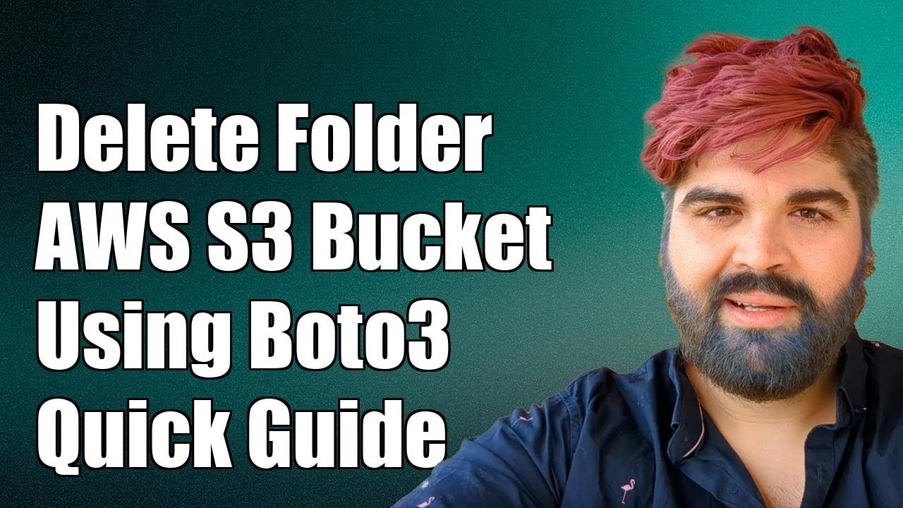 How to Delete a Folder and Its Contents in AWS S3 Bucket Using Boto3 ...