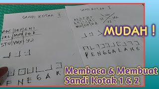 Materi Pramuka Sandi Kotak 1 dan 2