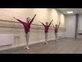 En pointe dance school rad grade 2 ballet barre exercises